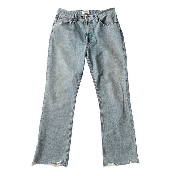 Agolde Sky Blue Boot Cut Jeans - Picture 2 of 6